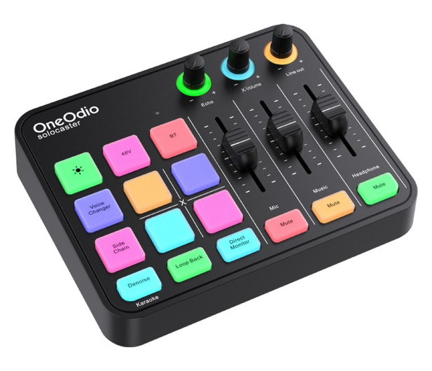 OneOdio Mikser Audio i Karta dźwiękowa Solocaster - 1583926 - zdjęcie 3